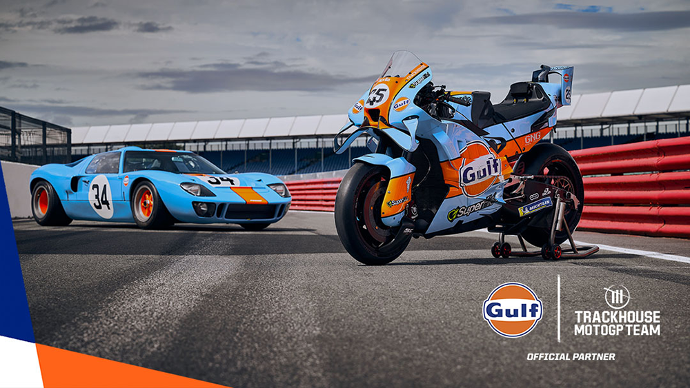 Gulf e Trackhouse levam uma pintura histórica à MotoGP