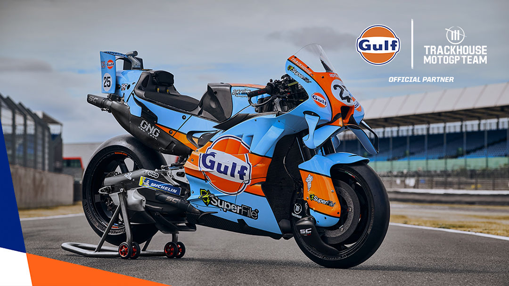 Gulf e Trackhouse levam uma pintura histórica à MotoGP