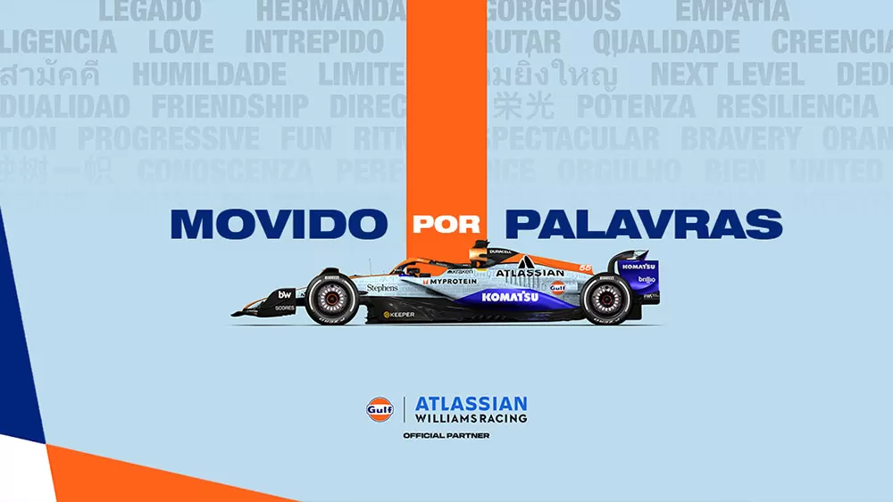 Williams e Gulf emocionam fãs com pintura icônica no Brasil