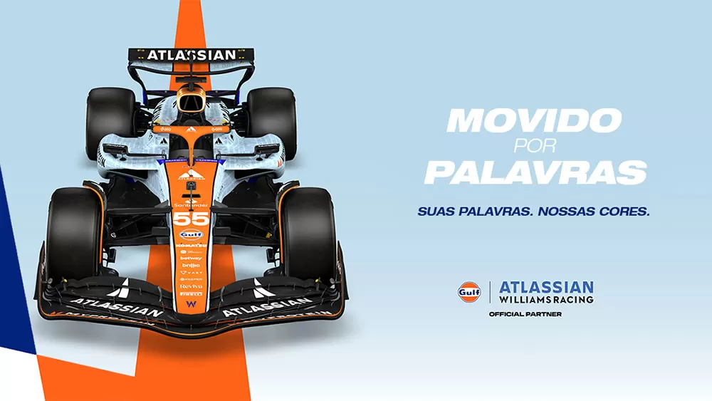 Williams e Gulf emocionam fãs com pintura icônica no Brasil