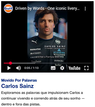 Williams e Gulf emocionam fãs com pintura icônica no Brasil