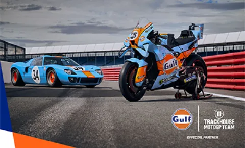 Gulf e Trackhouse levam uma pintura histórica à MotoGP
