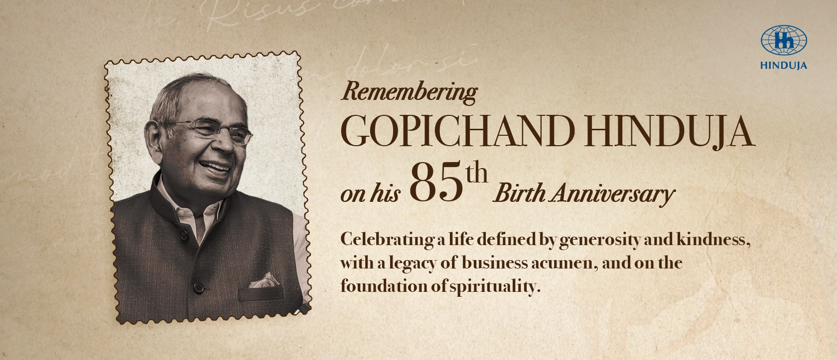 Remembering Gopichand Hinduja