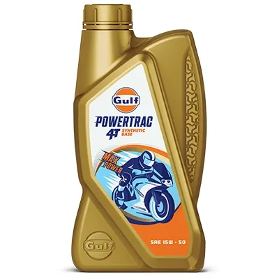 Gulf Powertrac 4T 15W-50 engine oil